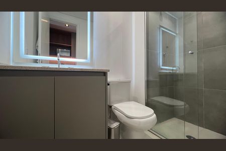 Studio para alugar com 37m², 1 quarto e sem vaga Studio para alugar com 37m², 1 quarto e sem vagaBanheiro