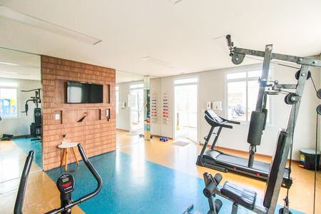 Apartamento para alugar com 47m², 2 quartos e 1 vaga Apartamento para alugar com 47m², 2 quartos e 1 vagaAcademia