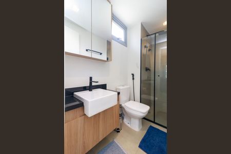 Studio para alugar com 28m², 0 quarto e sem vaga Studio para alugar com 28m², 0 quarto e sem vagaBanheiro