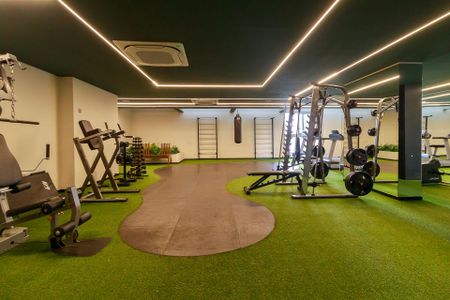 Studio para alugar com 28m², 0 quarto e sem vaga Studio para alugar com 28m², 0 quarto e sem vagaAcademia