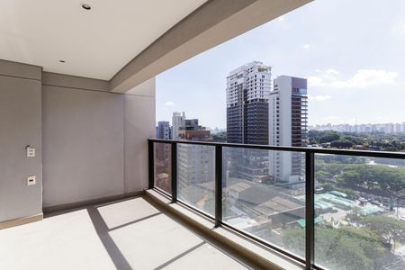 Studio à venda com 41m², 1 quarto e 1 vagaVaranda