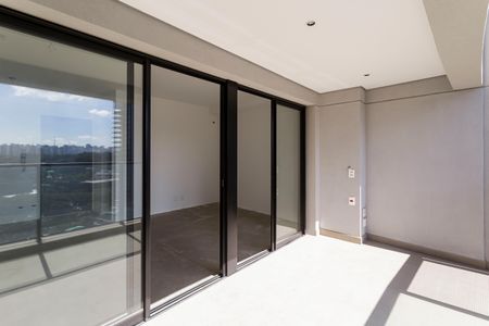 Studio à venda com 41m², 1 quarto e 1 vagaVaranda