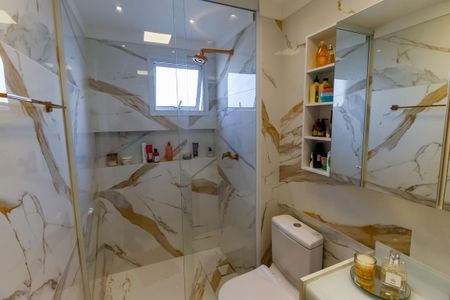 Apartamento à venda com 119m², 3 quartos e 2 vagasBanheiro da Suíte 3