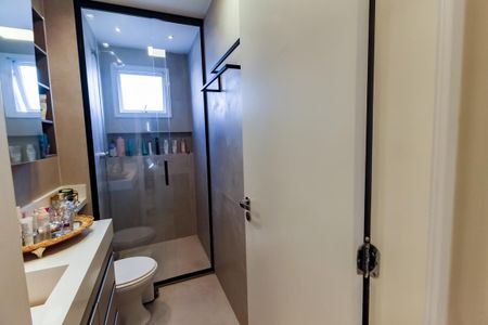 Apartamento à venda com 119m², 3 quartos e 2 vagasBanheiro da Suíte 1