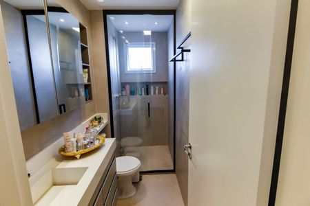 Apartamento à venda com 119m², 3 quartos e 2 vagasBanheiro da Suíte 1