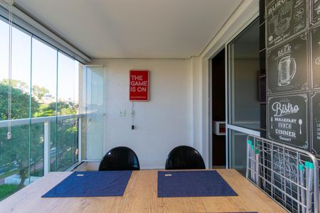 Apartamento à venda com 59m², 2 quartos e 1 vagaVaranda gourmet