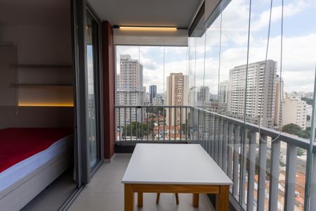 Studio para alugar com 24m², 1 quarto e sem vagaVaranda 