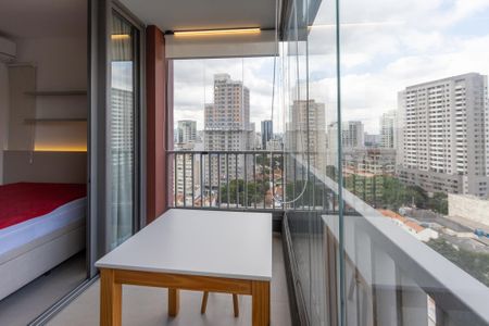 Studio para alugar com 24m², 1 quarto e sem vagaVaranda 
