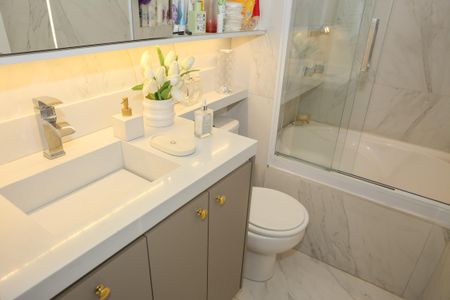 Apartamento à venda com 74m², 3 quartos e 1 vagaBanheiro da Suíte