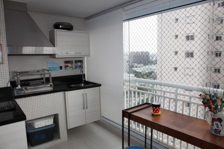 Varanda gourmet de apartamento à venda com 3 quartos, 133m² em Várzea da Barra Funda, São Paulo