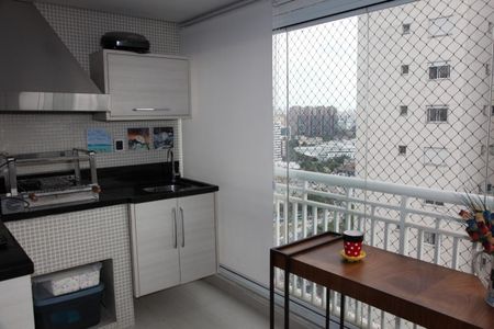 Varanda gourmet de apartamento à venda com 3 quartos, 133m² em Várzea da Barra Funda, São Paulo