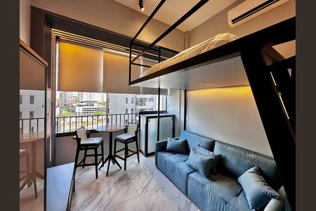 Studio para alugar com 24m², 1 quarto e sem vaga Studio para alugar com 24m², 1 quarto e sem vagaSala