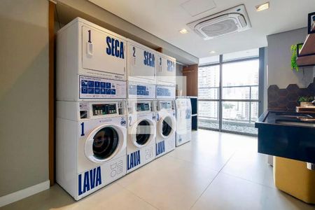 Studio para alugar com 24m², 1 quarto e sem vaga Studio para alugar com 24m², 1 quarto e sem vagaLavanderia