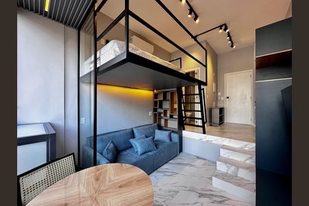 Studio para alugar com 24m², 1 quarto e sem vaga Studio para alugar com 24m², 1 quarto e sem vagaSala