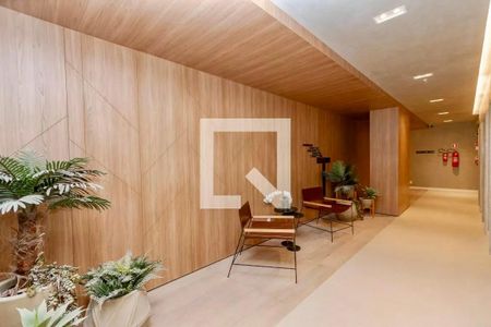 Studio para alugar com 24m², 1 quarto e sem vaga Studio para alugar com 24m², 1 quarto e sem vagaHall Social Bloco