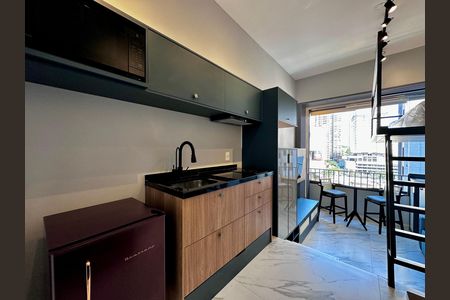 Studio para alugar com 24m², 1 quarto e sem vaga Studio para alugar com 24m², 1 quarto e sem vagaCozinha