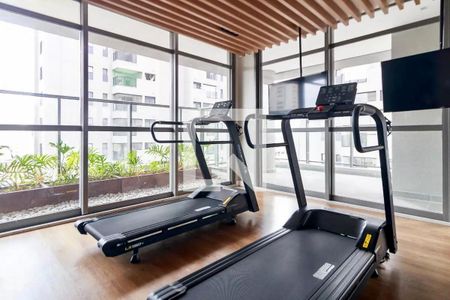Studio para alugar com 24m², 1 quarto e sem vaga Studio para alugar com 24m², 1 quarto e sem vagaAcademia