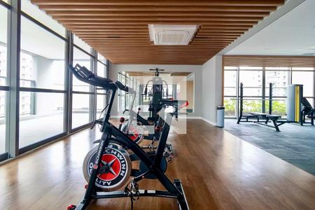 Studio para alugar com 24m², 1 quarto e sem vaga Studio para alugar com 24m², 1 quarto e sem vagaAcademia