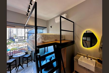 Studio para alugar com 24m², 1 quarto e sem vaga Studio para alugar com 24m², 1 quarto e sem vagaQuarto