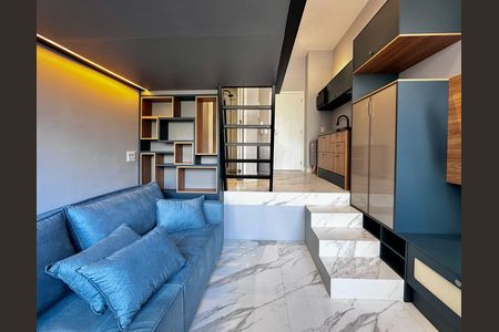 Studio para alugar com 24m², 1 quarto e sem vaga Studio para alugar com 24m², 1 quarto e sem vagaSala
