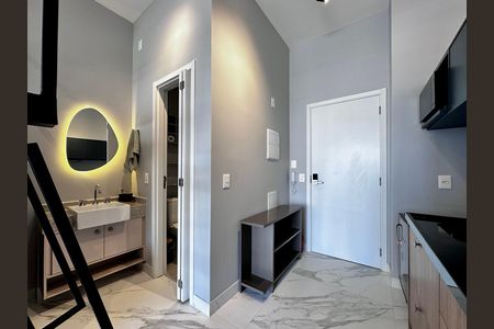 Studio para alugar com 24m², 1 quarto e sem vaga Studio para alugar com 24m², 1 quarto e sem vagaCozinha