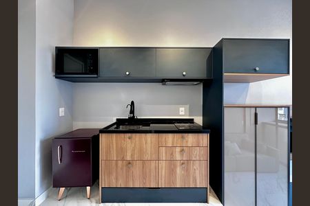 Studio para alugar com 24m², 1 quarto e sem vaga Studio para alugar com 24m², 1 quarto e sem vagaCozinha