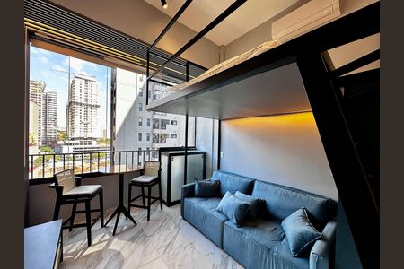 Studio para alugar com 24m², 1 quarto e sem vaga Studio para alugar com 24m², 1 quarto e sem vagaSala
