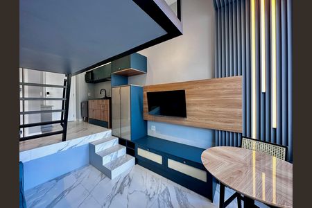Studio para alugar com 24m², 1 quarto e sem vaga Studio para alugar com 24m², 1 quarto e sem vagaSala