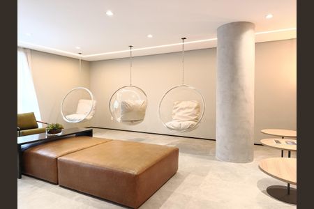 Apartamento à venda com 29m², 1 quarto e sem vaga Apartamento à venda com 29m², 1 quarto e sem vagaÁrea comum - Salão de festas