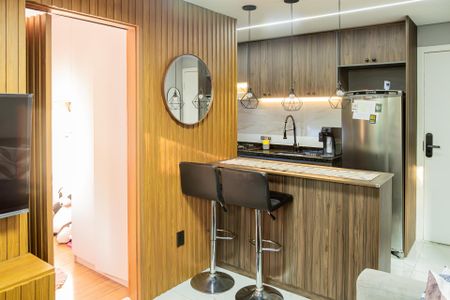 Sala de apartamento para alugar com 2 quartos, 37m² em Jardim Promissao, São Paulo