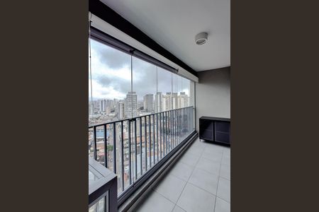 Varanda da Sala de apartamento para alugar com 1 quarto, 37m² em Ipiranga, São Paulo