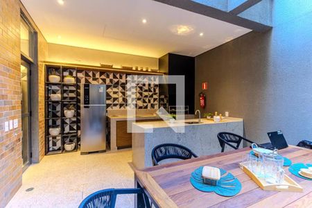 Apartamento à venda com 27m², 1 quarto e sem vagaChurrasqueira