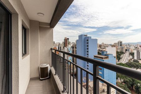 Apartamento à venda com 27m², 1 quarto e sem vagaVaranda
