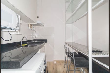 Studio para alugar com 40m², 1 quarto e sem vaga Studio para alugar com 40m², 1 quarto e sem vagaCozinha