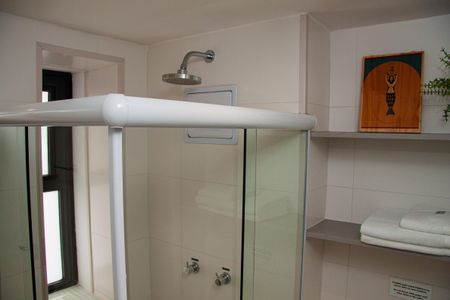 Studio para alugar com 25m², 1 quarto e sem vaga Studio para alugar com 25m², 1 quarto e sem vagaBanheiro Social