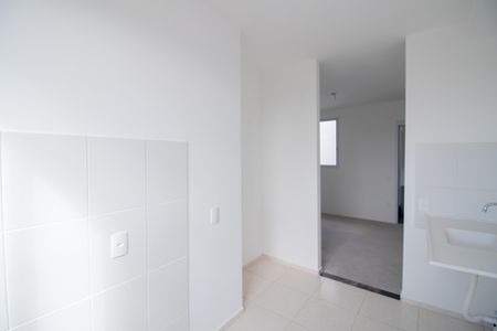 Apartamento à venda com 44m², 2 quartos e 1 vagaCozinha e Área de Serviço