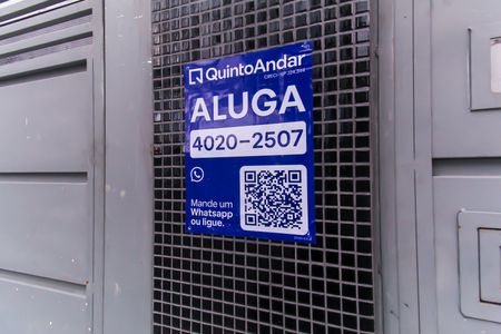 Studio para alugar com 32m², 1 quarto e sem vagaFachada - placa