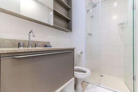 Studio à venda com 31m², 1 quarto e 1 vaga Studio à venda com 31m², 1 quarto e 1 vagaBanheiro
