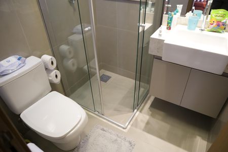 Apartamento para alugar com 110m², 3 quartos e 2 vagasBanheiro da Suíte 1