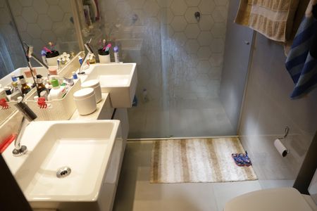 Apartamento para alugar com 110m², 3 quartos e 2 vagasBanheiro da Suíte 3