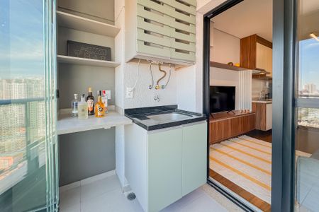 Apartamento para alugar com 40m², 1 quarto e 1 vagaVaranda da Sala - Área de Serviço
