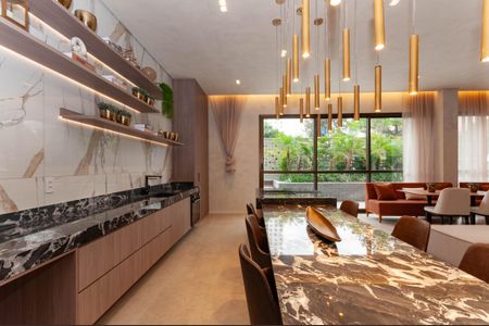 Apartamento à venda com 261m², 4 quartos e 3 vagas Apartamento à venda com 261m², 4 quartos e 3 vagasÁrea Comum - Salão de Festas Gourmet