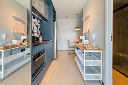 Apartamento à venda com 33m², 1 quarto e sem vaga Apartamento à venda com 33m², 1 quarto e sem vagaCozinha