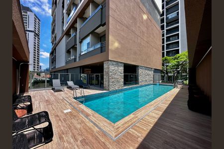 Studio para alugar com 25m², 1 quarto e sem vagaPiscina