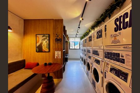 Studio para alugar com 25m², 1 quarto e sem vagaLavanderia