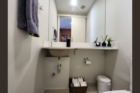 Apartamento à venda com 57m², 1 quarto e 2 vagasLavabo