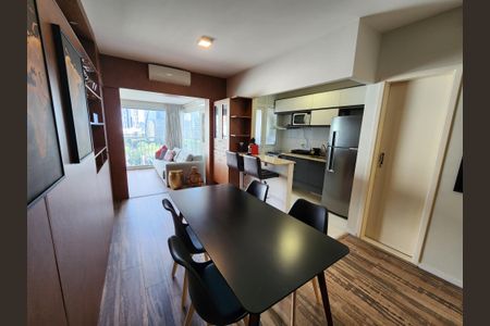 Apartamento à venda com 57m², 1 quarto e 2 vagasSala de Jantar