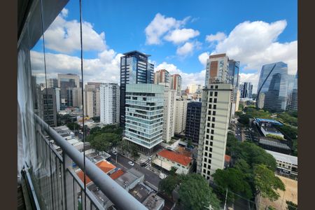 Apartamento à venda com 57m², 1 quarto e 2 vagasVista da Sala