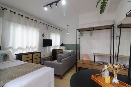 Studio para alugar com 27m², 1 quarto e sem vagaSala/Quarto