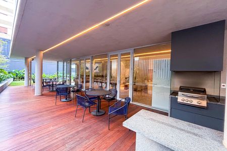 Apartamento para alugar com 121m², 2 quartos e 2 vagas Apartamento para alugar com 121m², 2 quartos e 2 vagasÁrea comum - Churrasqueira